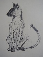 Original hand drawn expressive