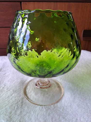 Empoli green brandy glass - brandy, 7
