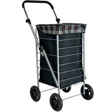 4 Wheel Shopping Trolley Large