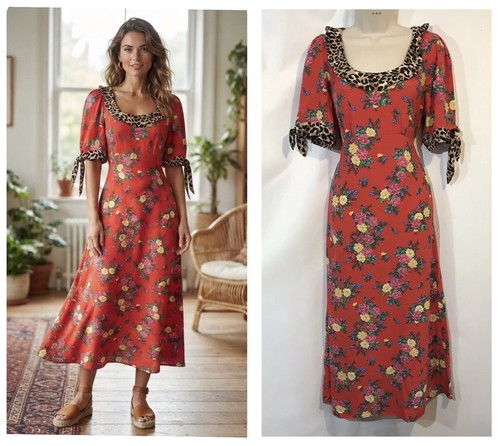 Next red midi dress size - red,