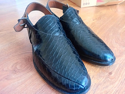 Men black brown leather - black/brown,