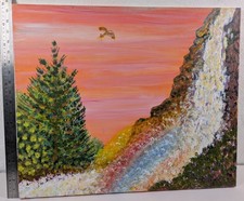 Vintage Oil on Canvas Painting