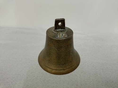 Vintage small brass bell - brass,