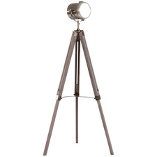 Floor Lamp Pine Tripod 140cm