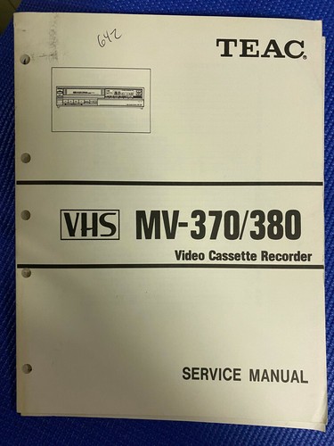 Teac 370 380 mv370 - mv370, mv380