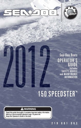 Sea doo owners manual - sea-doo,