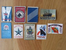 SHIPPING LINES MATCHBOX LABELS