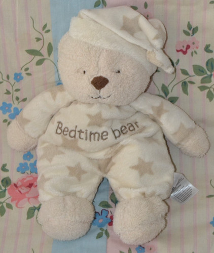 Mothercare cream bedtime bear - cream,