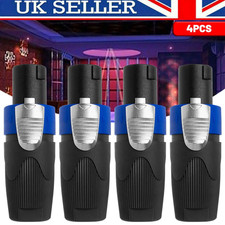 4 x Neutrik NL4FC Speakon 4