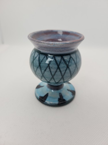 Tain pottery egg cup scotland - egg,