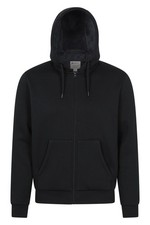Mountain Warehouse Men's Dalton Borg Lined Hoodie Fleece Lining Casual Sweater