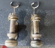 Antique  Pair of G.W.R. Brass