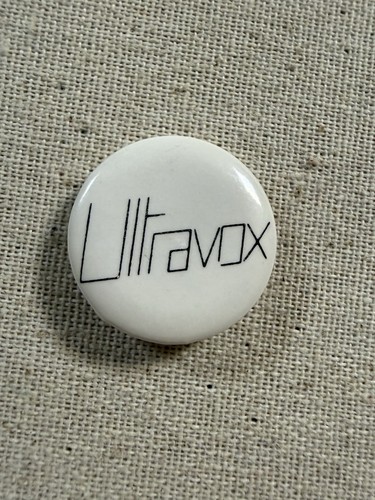 Ultravox band pinback - pinback, button