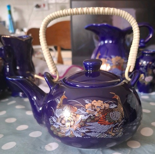 Vintage japanese cobalt blue - vintage,