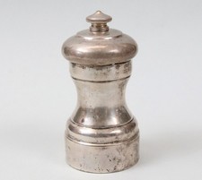 Peugeot Freres Sterling Silver Vintage Made in France Lion insignia Pepper Mill