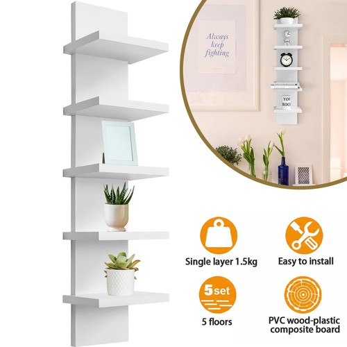 Tier wall shelf bookcase - 5,