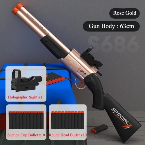 Soft bullet toy gun double - soft,