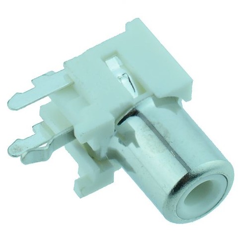 White rca right angle - white,