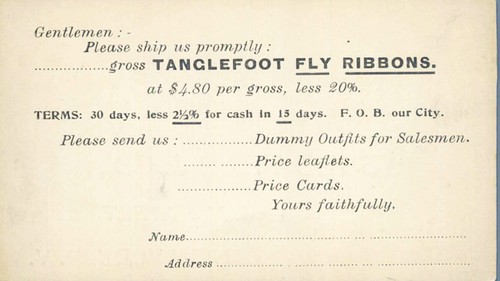 1912 tanglefoot fly - ca,
