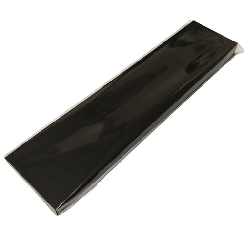 Black card bookmark blanks - black,