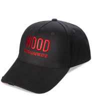DSquared2 Wood Baseball Cap Black