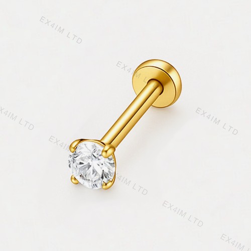 Labret stud earrings flat - earrings,