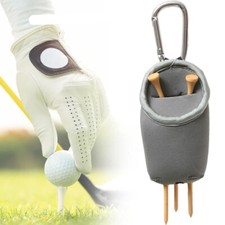 Portable Golf Tee Holder Portable 8 Golf Tees INCLUDED Golf Tee Carrier NEW