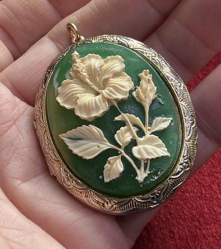 Vintage original marbled green - vintage,