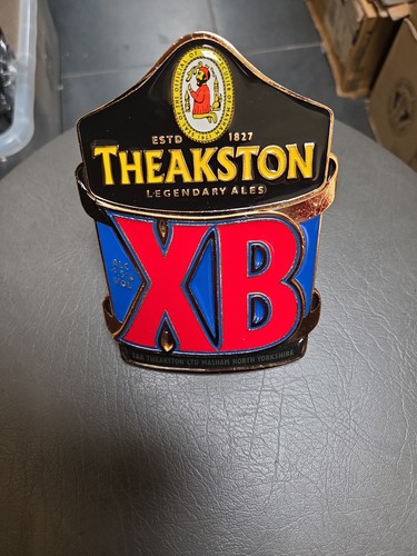 Metal theakston beer pump - metal,