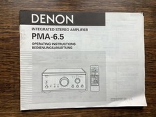 Denon PMA-6.5 Amplifier with Phono, MD, CD, Tuner, Tape, AUX Inputs good used 