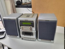 Aiwa Compact Stereo System Cd/Cassette Player Recorder Radio LCX-133K No Remote