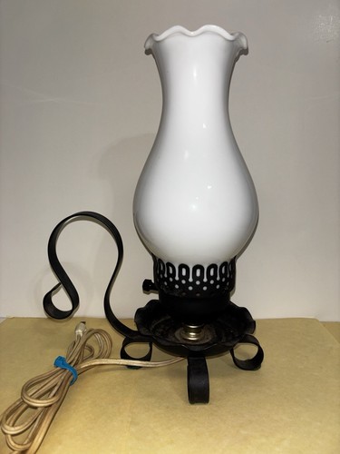 Vintage iron candle - 12”,