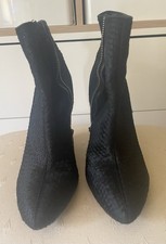 KAREN MILLEN BLACK WEDGE ANKLE