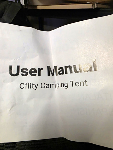 Cflity camping tent - cflity, grey/black