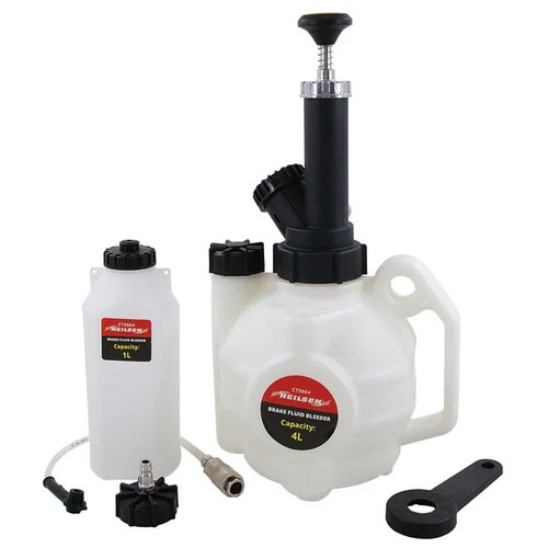 Brake fluid bleeder - fluid, 4l+1l