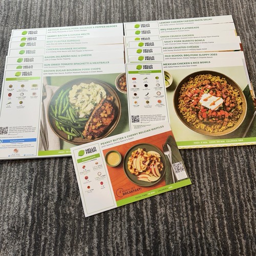 Hello fresh recipe cards - recipe, lot