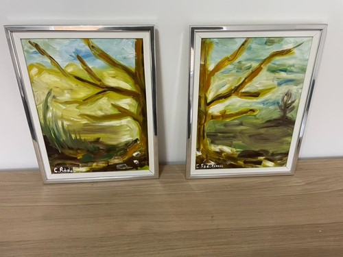 Original framed abstract
