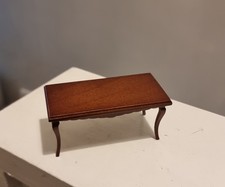 Dollshouse Coffee Table Queen Anne Style 1.12 Scale Miniature