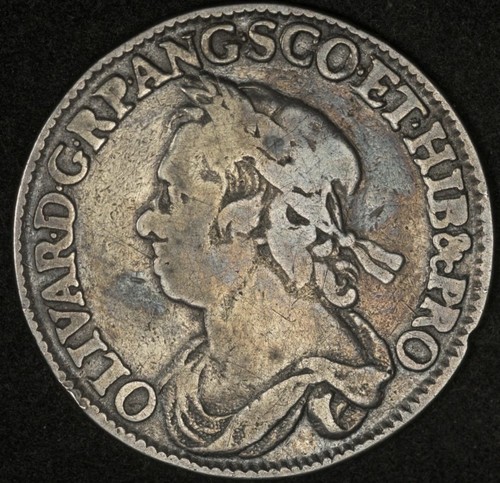 1658 silver half - silver, crown
