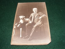 ANTIQUE PHOTOGRAPH GENT PET