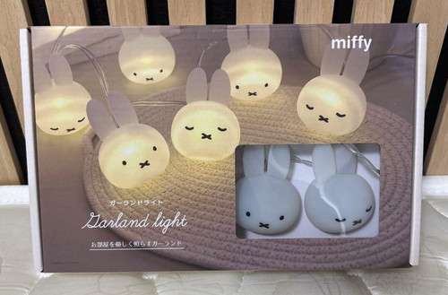 Miffy face garland led - miffy,