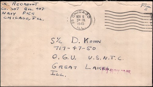 Military free franking - military,