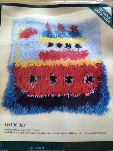 Latch hook cushion kit - cushion, by