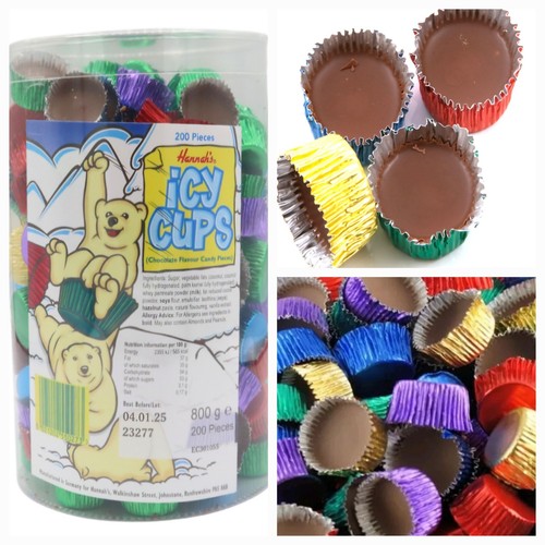 Chocolate icy cups - cups, in