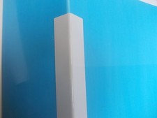 White UPVC Corner wall protector 300 mm to 1220 mm Length with 50 mm return legs