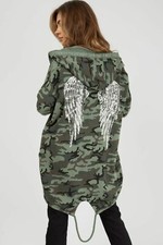New Ladies Sequin Angel Wings