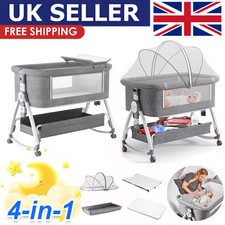 4-in-1 Baby Bedside Crib