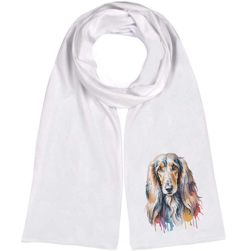 Watercolour afghan hound - afghan, hound'