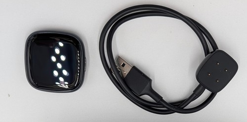 Fitbit versa black smart - black,