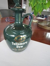 Tullamore Dew Green ceramic jug and stopper